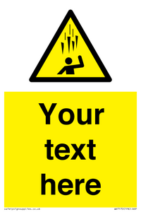 Custom Falling Ice sign